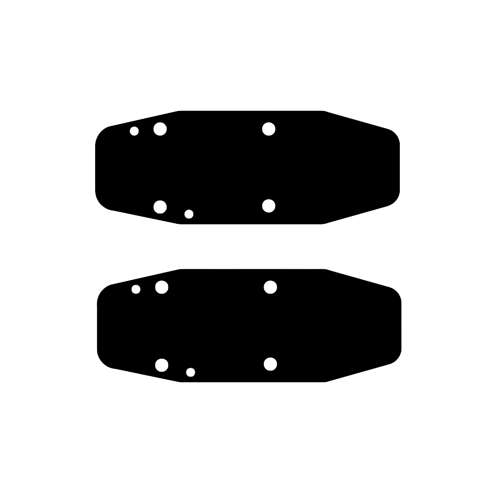 Toe Spacer Plate Race Pro 1mm