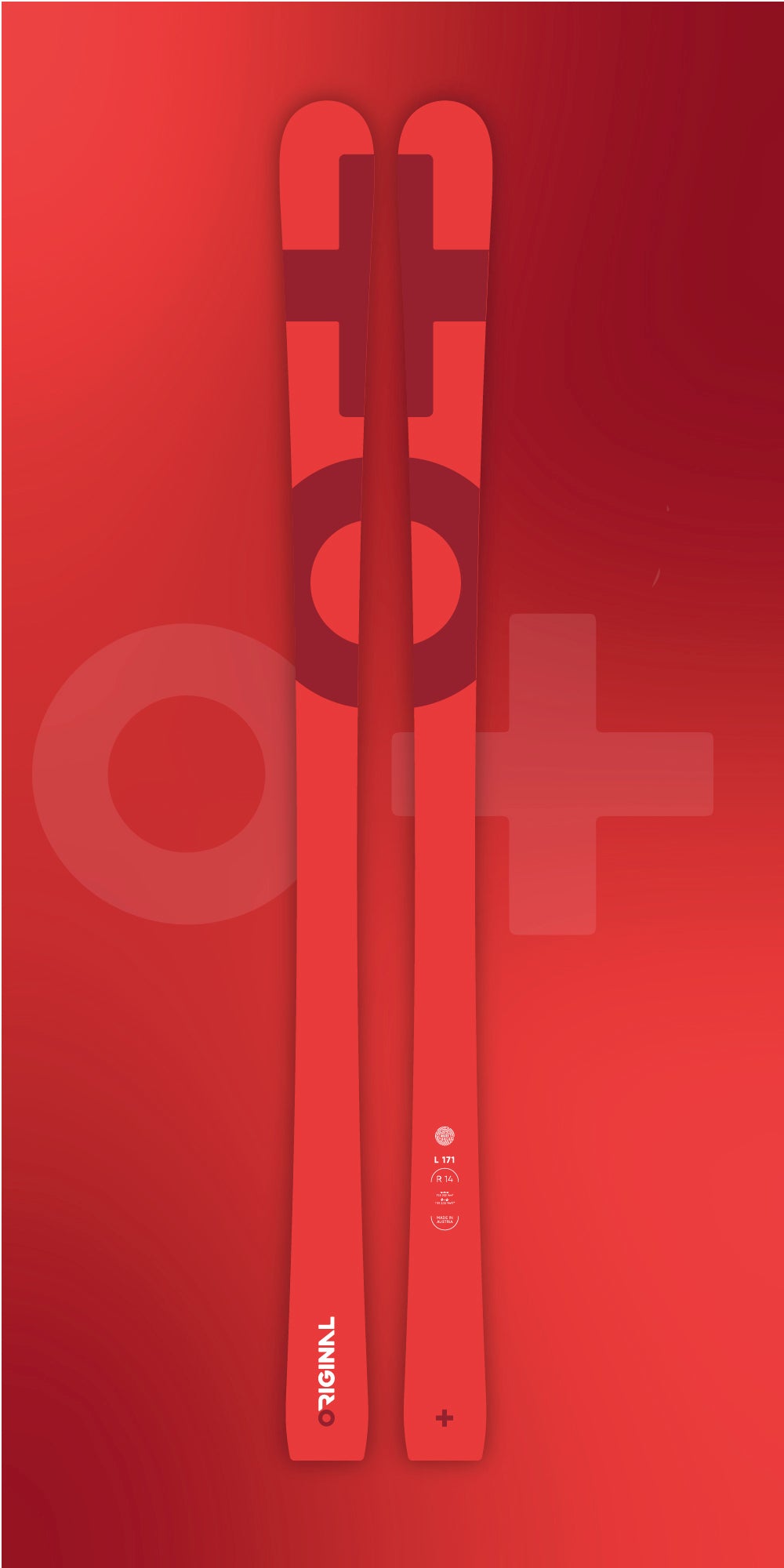 O+ Custom Inspiration Bright Red/Deep Red